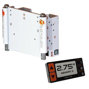 IMPULSE XL 8" Set Back Electric Jack Plate w/Smart Control - White Cerakote [75061-W] - BuoyMart.com  Jack Plates IMPULSE