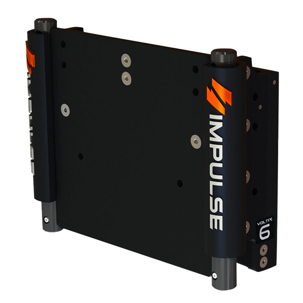 IMPULSE 6" Set Back Electric Jack Plate w/Standard Control - Black Anodize [75052-B] - BuoyMart.com  Jack Plates IMPULSE