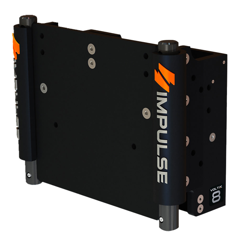 IMPULSE 8" Set Back Electric Jack Plate w/Standard Control - Black Anodize [75062-B] - BuoyMart.com  Jack Plates IMPULSE