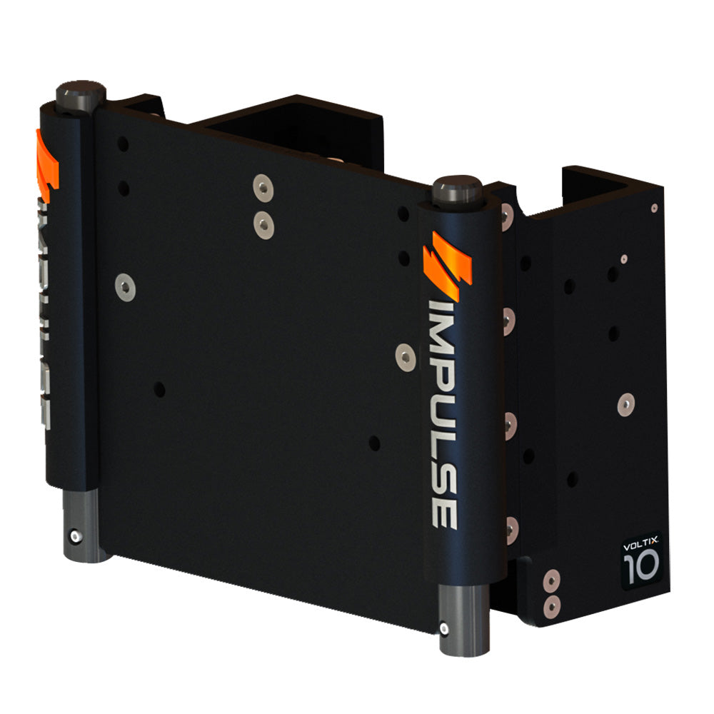 IMPULSE XL 10" Set Back Electric Jack Plate w/Standard Control - Black Anodize [75073-B] - BuoyMart.com  Jack Plates IMPULSE