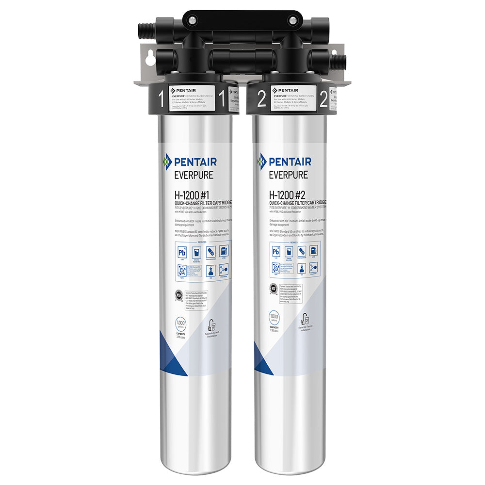 Shurflo by Pentair Everpure H-1200 Two-Stage Drinking Water System [EV928200] - BuoyMart.com  Marine Sanitation Shurflo by Pentair