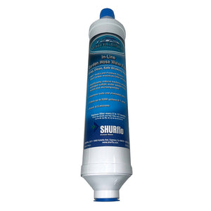Shurflo by Pentair Quad-Stage Bacteriostatic KDF/Carbon In-Line City Water Entry Filter w/Garden Hose Ends [RV-210GH-KDF-A] - BuoyMart.com  Accessories Shurflo by Pentair