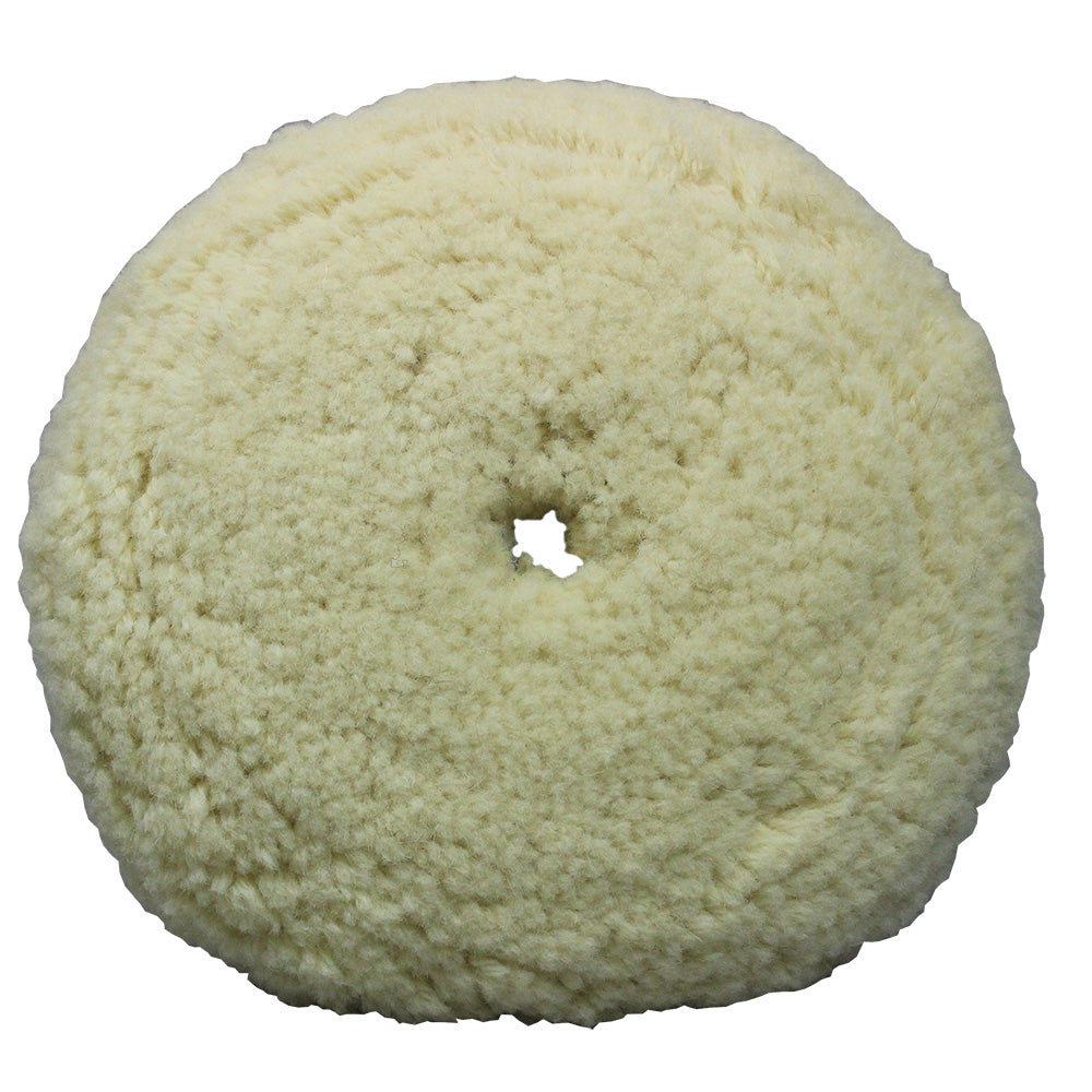 Presta White Wool Aggressive Cutting Pad - 9" [890141] - BuoyMart.com  Cleaning Presta