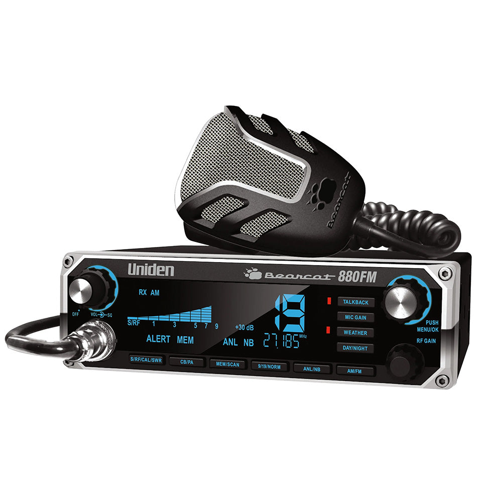 Uniden Bearcat 880FM CB Radio w/AM/FM [BEARCAT 880FM] - BuoyMart.com  CB Radios Uniden