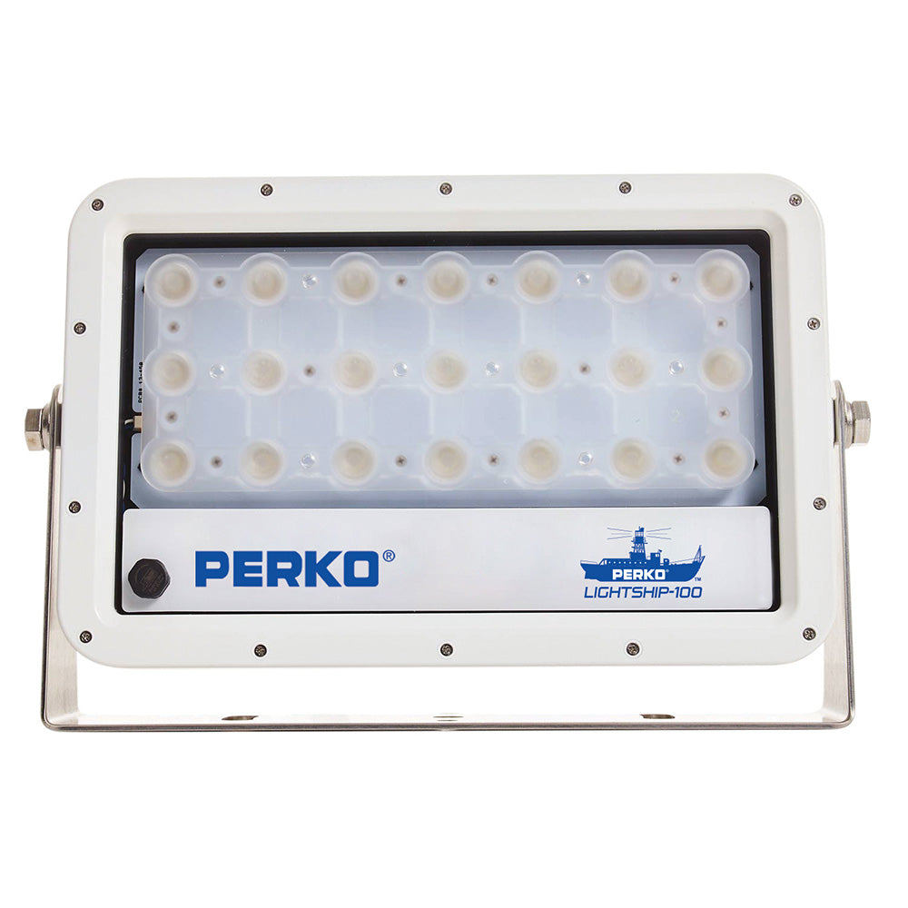 Perko Lightship 100 LED High Performance Spotlight - 12/24V - White [1643100S0W] - BuoyMart.com  Flood/Spreader Lights Perko