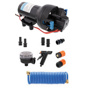 Jabsco HotShot HD5 Heavy Duty Washdown Pump Kit w/25' HoseCoil - 12V - 5GPM - 70PSI [P501J-119N-4A] - BuoyMart.com  Washdown / Pressure Pumps Jabsco