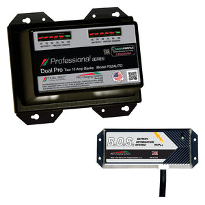 Dual Pro PS2 Auto 2 Bank Battery Charger w/2 Bank B.O.S. [PS2AUTO/BOS12V2] - BuoyMart.com  Battery Chargers Dual Pro