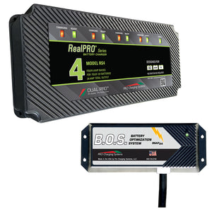 Dual Pro RS4 4 Bank Battery Charger w/3 Bank B.O.S. [RS4/BOS12V3] - BuoyMart.com  Battery Chargers Dual Pro