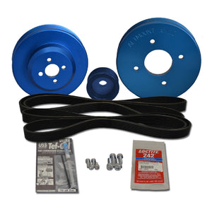 Balmar Yanmar Pulley Kit f/4JH, 4JHE, -TE, -HTE, -DTE [48-YSP-4JH-F] - BuoyMart.com  Alternators Balmar