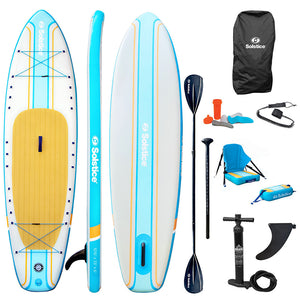 Solstice Watersports 10'6" Rambler Inflatable Stand-Up Paddleboard/Kayak 2-In-1 Kit w/Seat  Convertible Paddle - Orange [36201] - BuoyMart.com  Inflatable Kayaks/SUPs Solstice Watersports