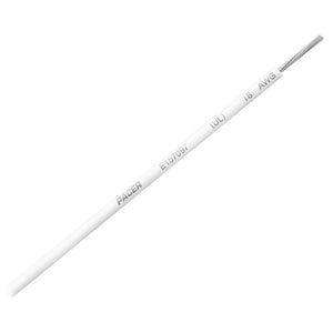 Pacer White 18 AWG UL Marine Wire - 35' [WUL18WH-35] - BuoyMart.com  Wire Pacer Group