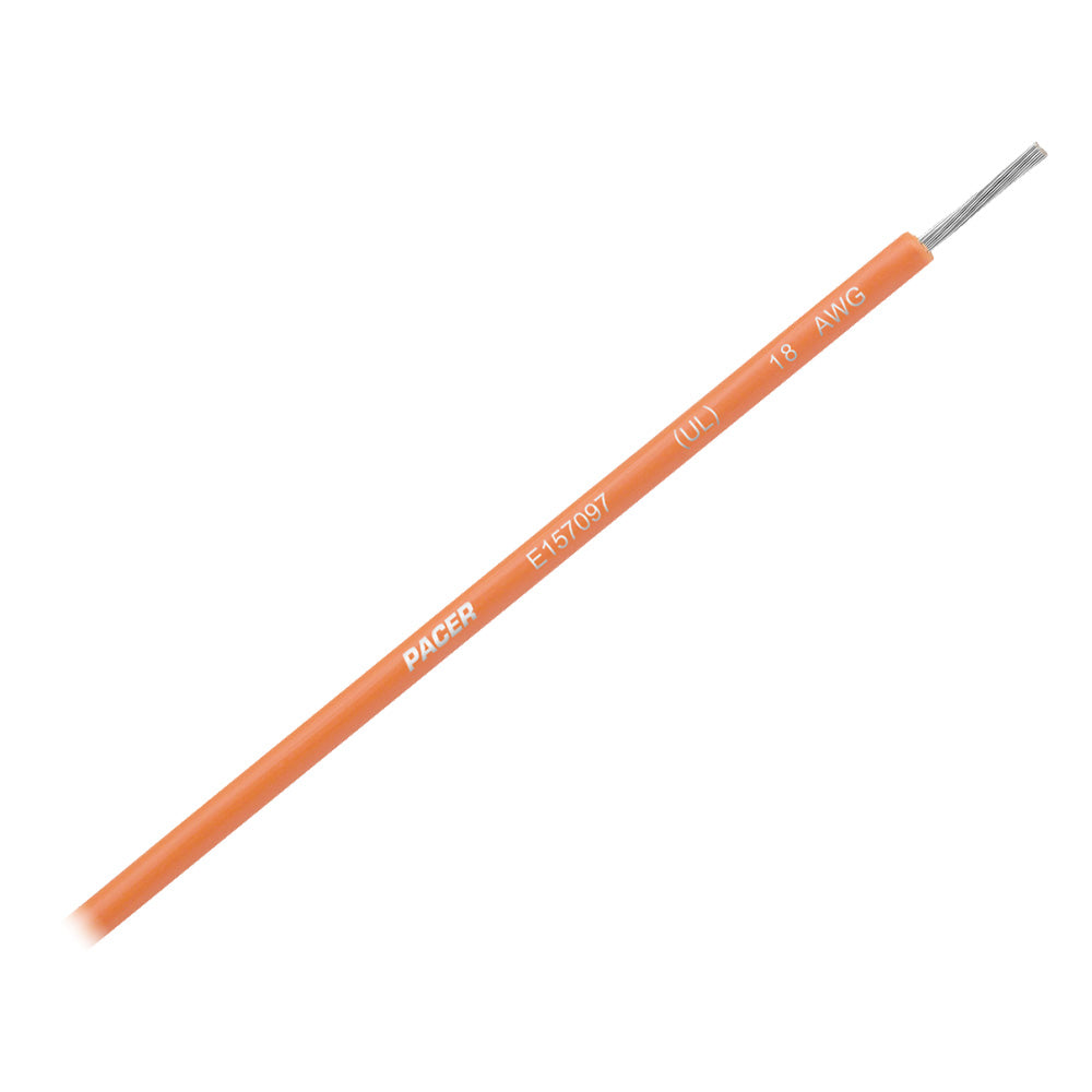 Pacer Orange 18 AWG UL Marine Wire - 35' [WUL18OR-35] - BuoyMart.com  Wire Pacer Group