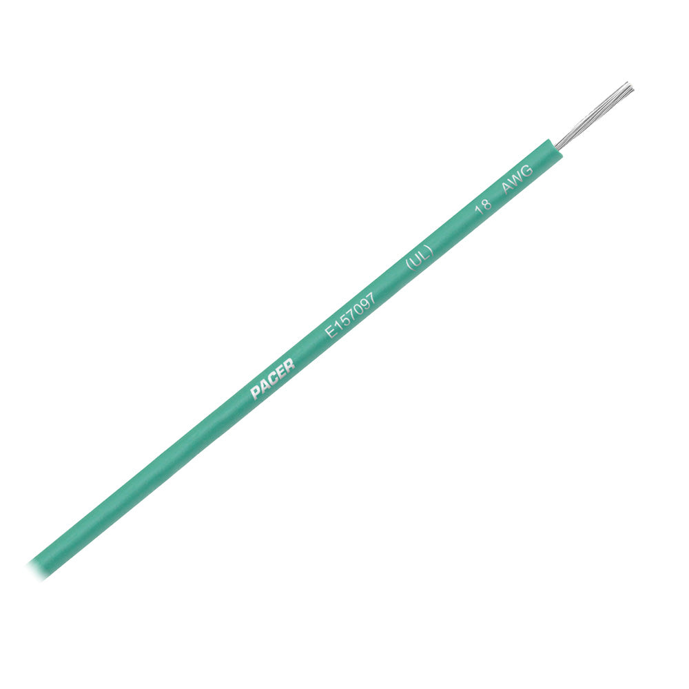 Pacer Green 18 AWG UL Marine Wire - 35' [WUL18GN-35] - BuoyMart.com  Wire Pacer Group