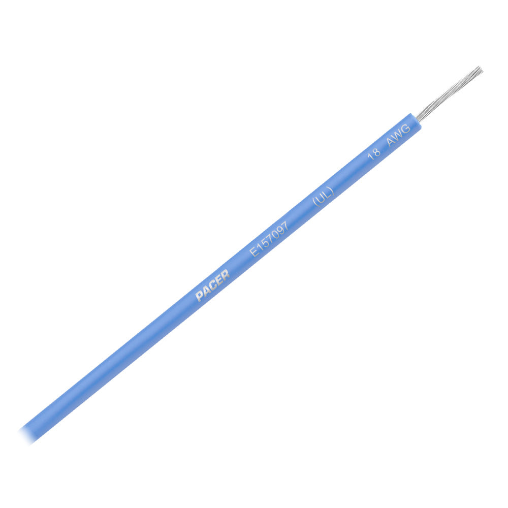 Pacer Blue 18 AWG UL Marine Wire - 35' [WUL18BL-35] - BuoyMart.com  Wire Pacer Group