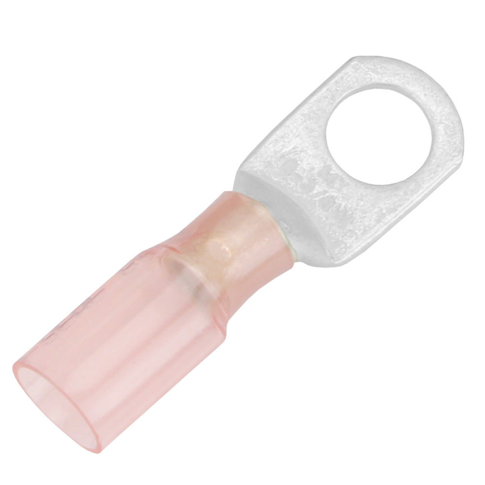 Pacer 8 AWG Heat Shrink Ring Terminal - 3/8" Stud Size - 25 Pack [TE8-38R-25] - BuoyMart.com  Terminals Pacer Group