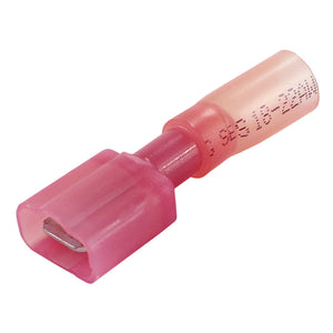 Pacer 22-18 AWG Fully-Insulated Male Disconnect Terminal - Red - 25 Pack [TDE18-250FIM-25] - BuoyMart.com  Terminals Pacer Group