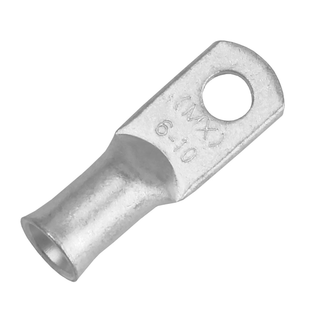 Pacer Tinned Lug 6 AWG - #10 Stud Size - 10 Pack [TAE6-10R-10] - BuoyMart.com  Terminals Pacer Group