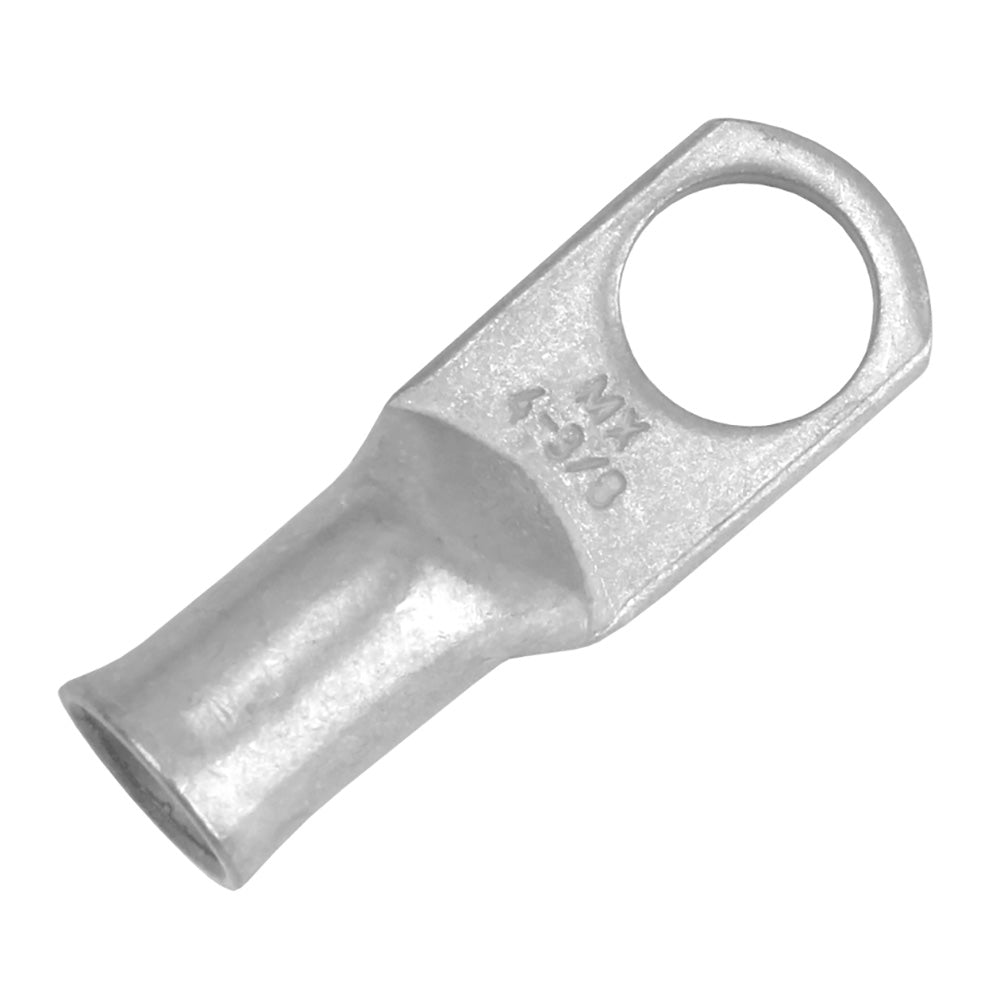 Pacer Tinned Lug 4 AWG - 3/8" Stud Size - 10 Pack [TAE4-38R-10] - BuoyMart.com  Terminals Pacer Group
