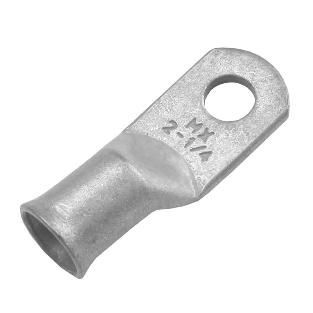 Pacer Tinned Lug 2 AWG - 1/4" Stud Size - 10 Pack [TAE2-14R-10] - BuoyMart.com  Terminals Pacer Group