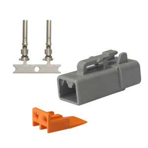Pacer DTP Deutsch Plug Repair Kit - 14-12 AWG (2 Position) [TDTP06F-2RS] - BuoyMart.com  Terminals Pacer Group
