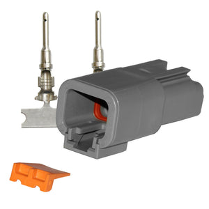 Pacer DTP Deutsch Receptacle Repair Kit - 14-12 AWG (2 Position) [TDTP04F-2RP] - BuoyMart.com  Terminals Pacer Group