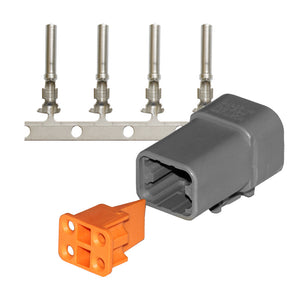 Pacer DTP Deutsch Plug Repair Kit - 14-12 AWG (4 Position) [TDTP06F-4RS] - BuoyMart.com  Terminals Pacer Group
