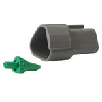 Pacer Deutsch DT Receptacle  Wedge Lock Kit - 3 Position - 10 Pack [TDT04-3P-10] - BuoyMart.com  Terminals Pacer Group