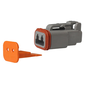 Pacer Deutsch DT Plug  Wedge Lock Kit - 2 Position - 10 Pack [TDT06-2S-10] - BuoyMart.com  Terminals Pacer Group