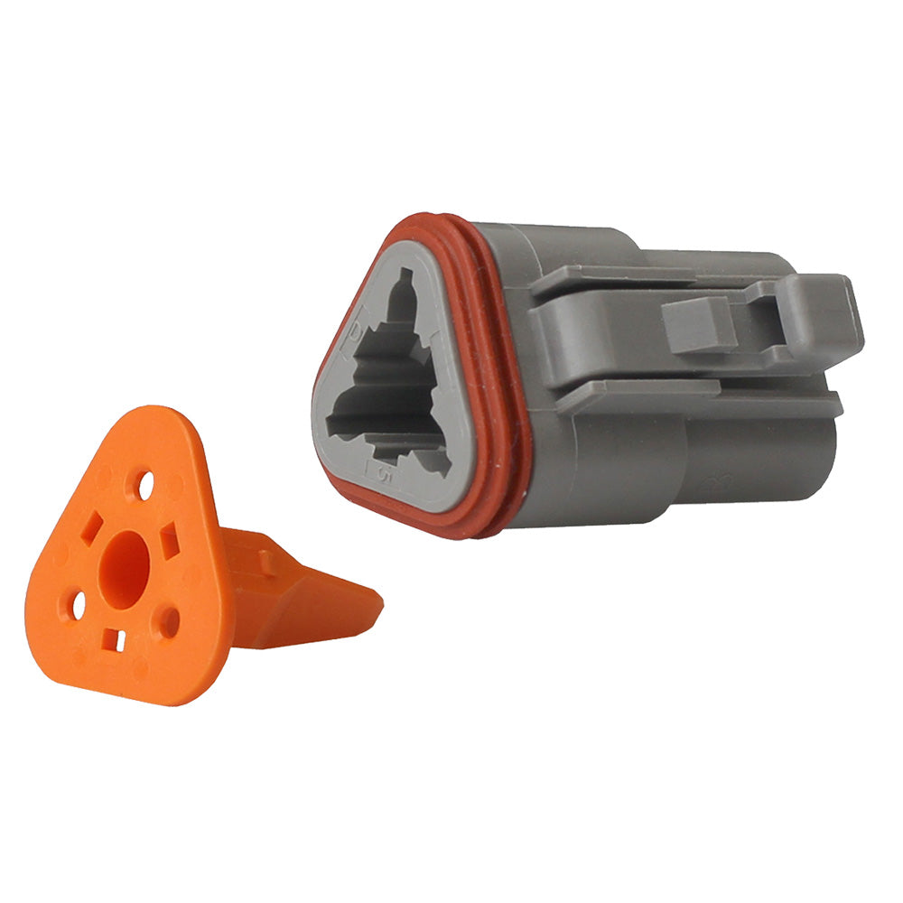 Pacer Deutsch DT Plug  Wedge Lock Kit - 3 Position - 10 Pack [TDT06-3S-10] - BuoyMart.com  Terminals Pacer Group