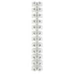 Pacer 40A Euro Style Terminal Block - 12 Positions - 5 Pack [E400-12-5] - BuoyMart.com  Terminals Pacer Group