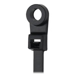 Pacer 15" Cable Tie w/Mounting Ring - Black - 50lb Tensile Strength - 4" Bundle Diameter - 100 Piece Bag [CTMR4S-100BK] - BuoyMart.com  Wire Management Pacer Group