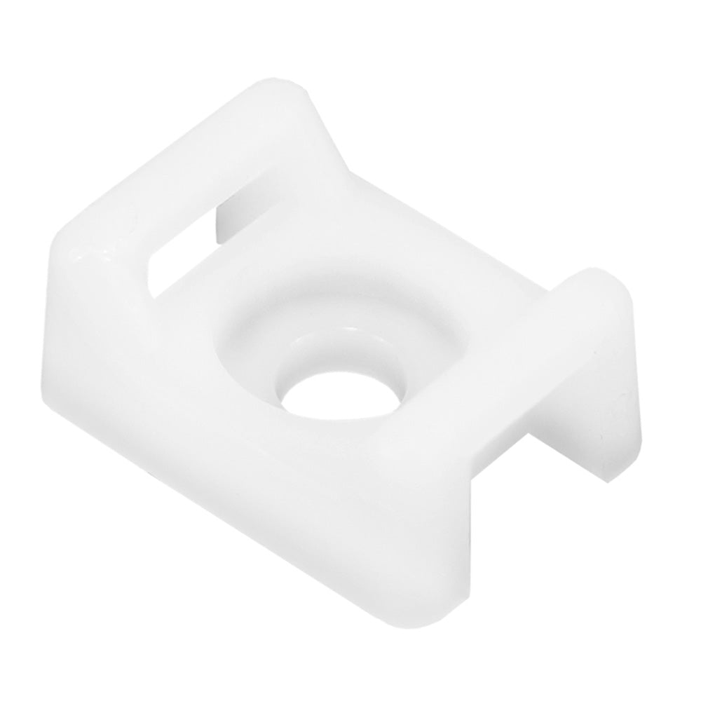 Pacer Screw Down Cable Tie Mount - #10 Screw Mount Method - Natural Color - 100 Pack [CTM3S10-100] - BuoyMart.com  Wire Management Pacer Group