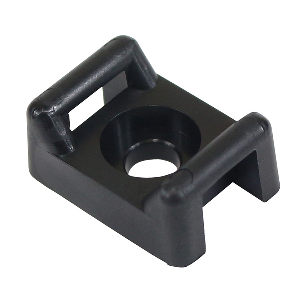 Pacer Screw Down Cable Tie Mount - #10 Screw Mount Method - Black - 100 Pack [CTM3S10BK-100] - BuoyMart.com  Wire Management Pacer Group