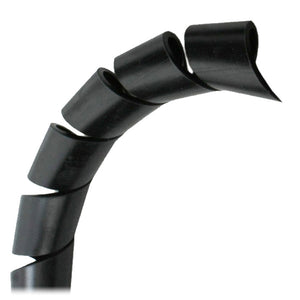 Pacer 1" Spiral Wrap - Black - 100' Roll [BSW1BK-100] - BuoyMart.com  Wire Management Pacer Group