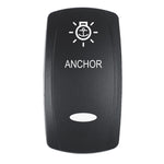 Pacer Actuator - 'ANCHOR' f/V Series Contura Switches - Black - Laser Etched (Top/Bottom Light) [EV2LE-ANC] - BuoyMart.com  Switches & Accessories Pacer Group