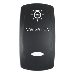 Pacer Actuator - 'NAVIGATION' f/V Series Contura Switches - Black - Laser Etched (Top/Bottom Light) [EV2LE-NAV] - BuoyMart.com  Switches & Accessories Pacer Group