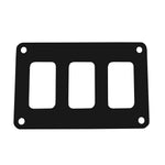 Pacer Switch Panel - 3 Switch  1 Row - 4.25" x 2.75" - Black Powder Coated Aluminum [PSC-31-BK] - BuoyMart.com  Electrical Panels Pacer Group