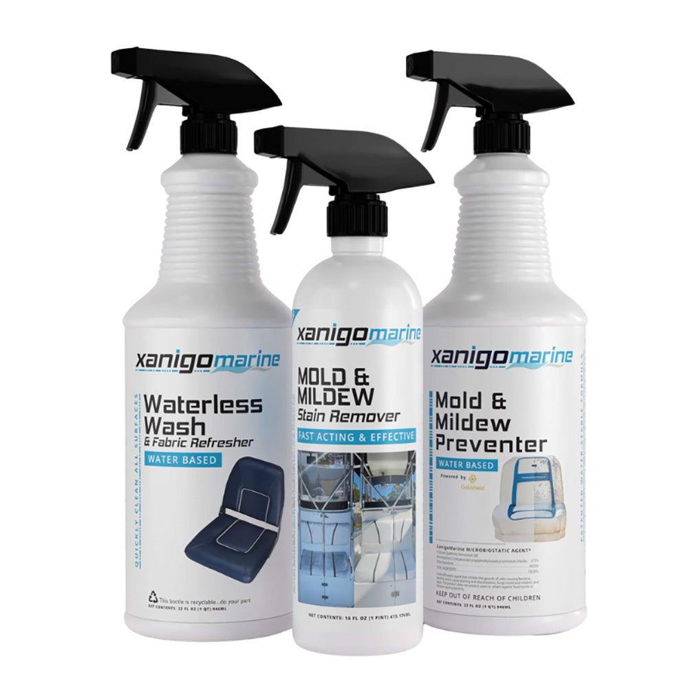 Xanigo Marine Ultimate Vinyl Boat Seat Care Kit [XMUCC] - BuoyMart.com  Cleaning Xanigo Marine