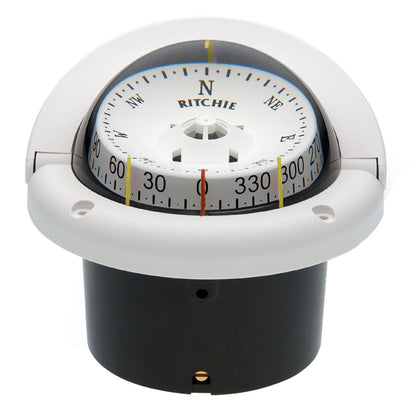 Ritchie HF-743W Helmsman Compass - Flush Mount - White [HF-743W] Ritchie