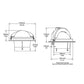 Ritchie F-82W Voyager Compass - Flush Mount - White [F-82W] Ritchie