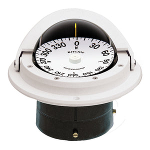 Ritchie F-82W Voyager Compass - Flush Mount - White [F-82W] Ritchie