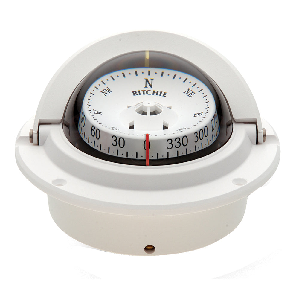 Ritchie F-83W Voyager Compass - Flush Mount - White [F-83W] Ritchie