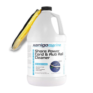 Xanigo Marine Shore Power Cord  Rub Rail Cleaner w/Glove - 1 Gallon [XMSPC1G] - BuoyMart.com  Cleaning Xanigo Marine