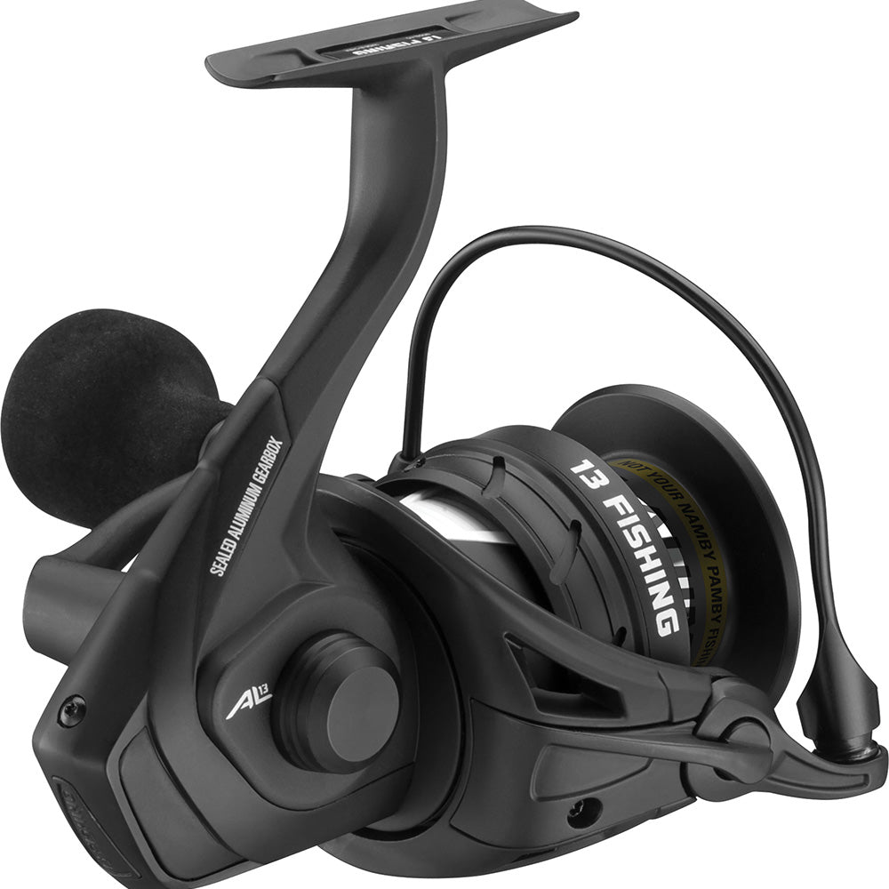 13 Fishing AL13 Spinning Reel - 6.2:1 - 3.0 [AL13-6.2-3.0] - BuoyMart.com  Reels 13 Fishing