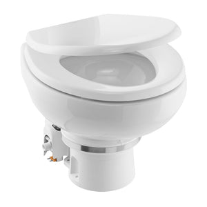 Dometic MasterFlush MF 7120 - White - Electric Macerating Toilet w/Orbit Base  Slow Close Seat - Freshwater - 12V [9610007270] - BuoyMart.com  Marine Sanitation Dometic