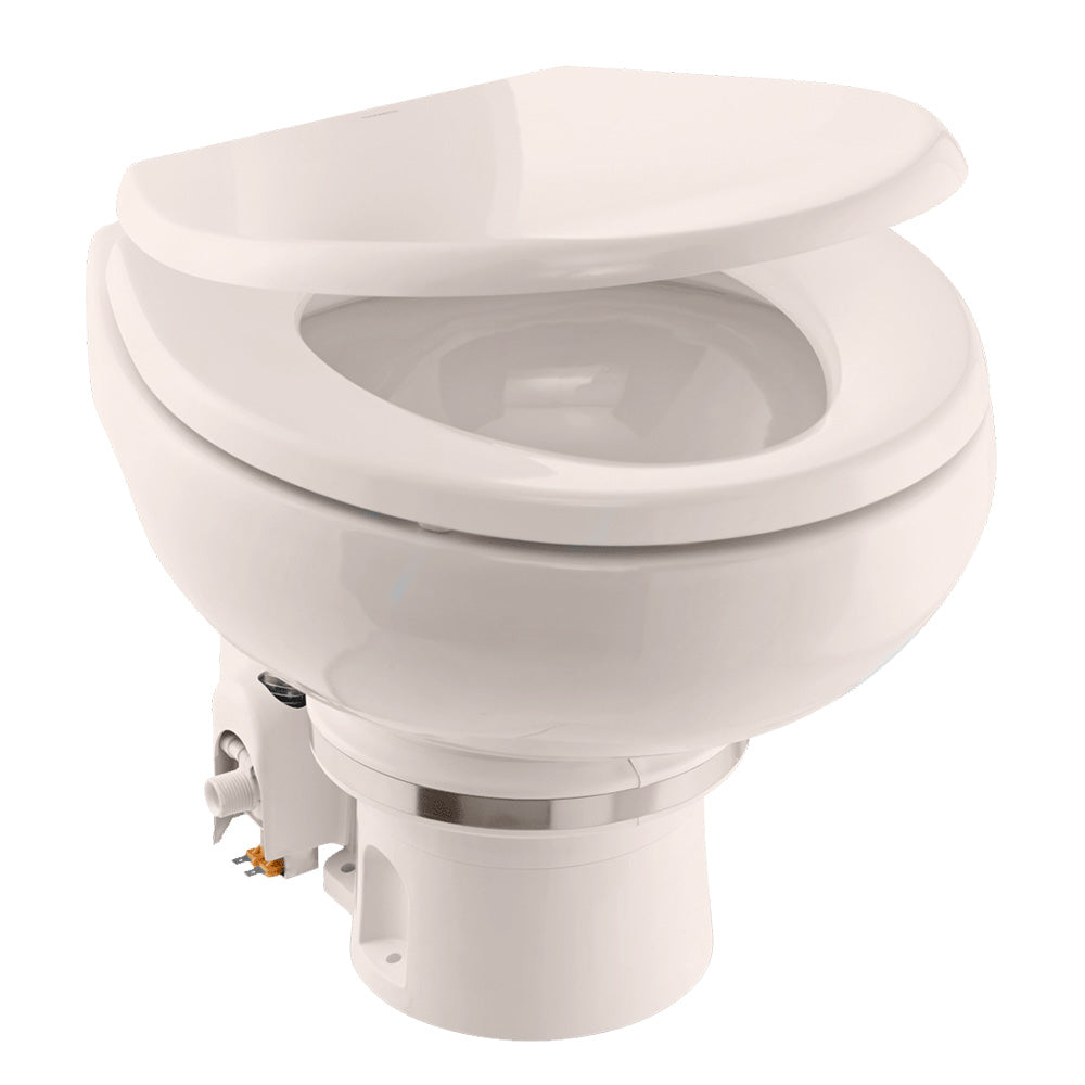Dometic MasterFlush MF 7120 - Bone - Electric Macerating Toilet w/Orbit Base  Slow Close Seat - Freshwater - 12V [9610007272] - BuoyMart.com  Marine Sanitation Dometic