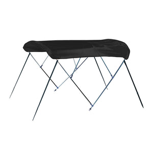 Carver 4 Bow 8' Pontoon Bimini Top w/Boot - Black Acrylic [A8SQ4893UB-02] - BuoyMart.com  Biminis/Shades/Umbrellas Carver by Covercraft