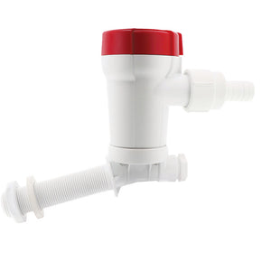 Rule 1100 GPH Livewell Pump Angled Thru-Hull Inlet [605C] - BuoyMart.com  Livewell Pumps Rule