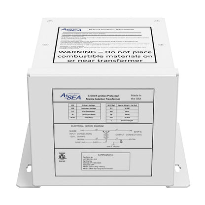 ASEA Power Systems 3.6 kVA Isolation Transformer [634003] - BuoyMart.com  Shore Power ASEA Power Systems