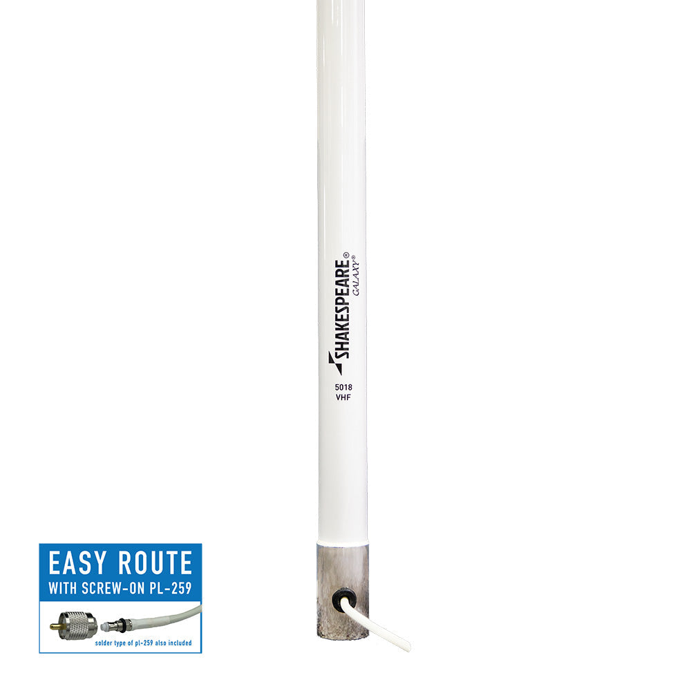 Shakespeare Galaxy 5018 15' 2 VHF Antenna - 9dB Gain [5018] Shakespeare